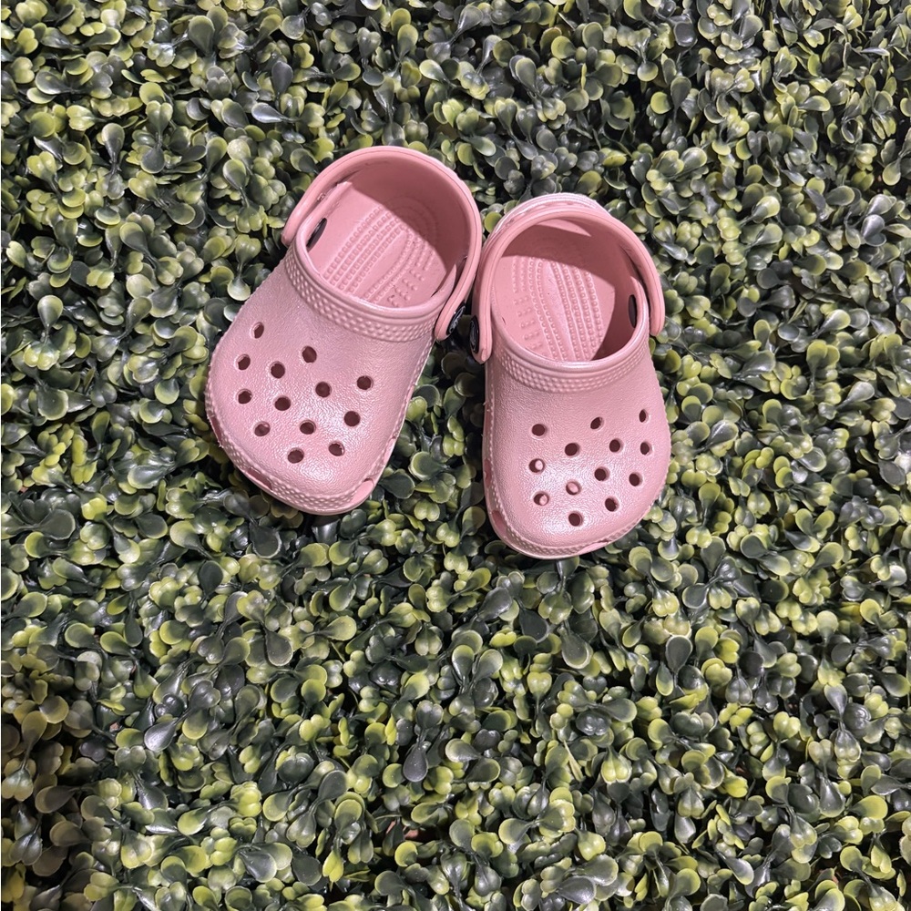 Pink Baby Crocs